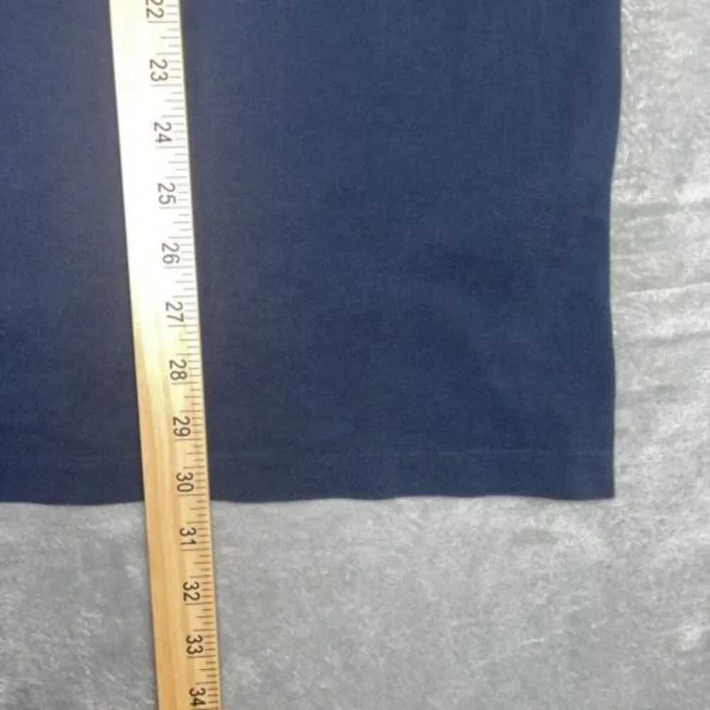 Polo Ralph Lauren Men’s 2XB Shirt Pique Cotton Navy Logo Spellout Collar *read*‎